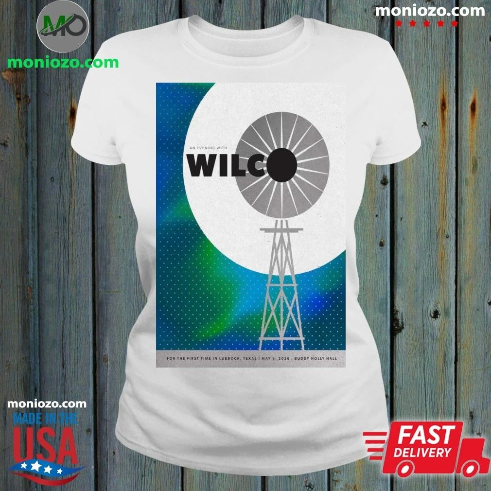 Original Wilco In Lubbock TX On May 6 2026 Poster Shirt