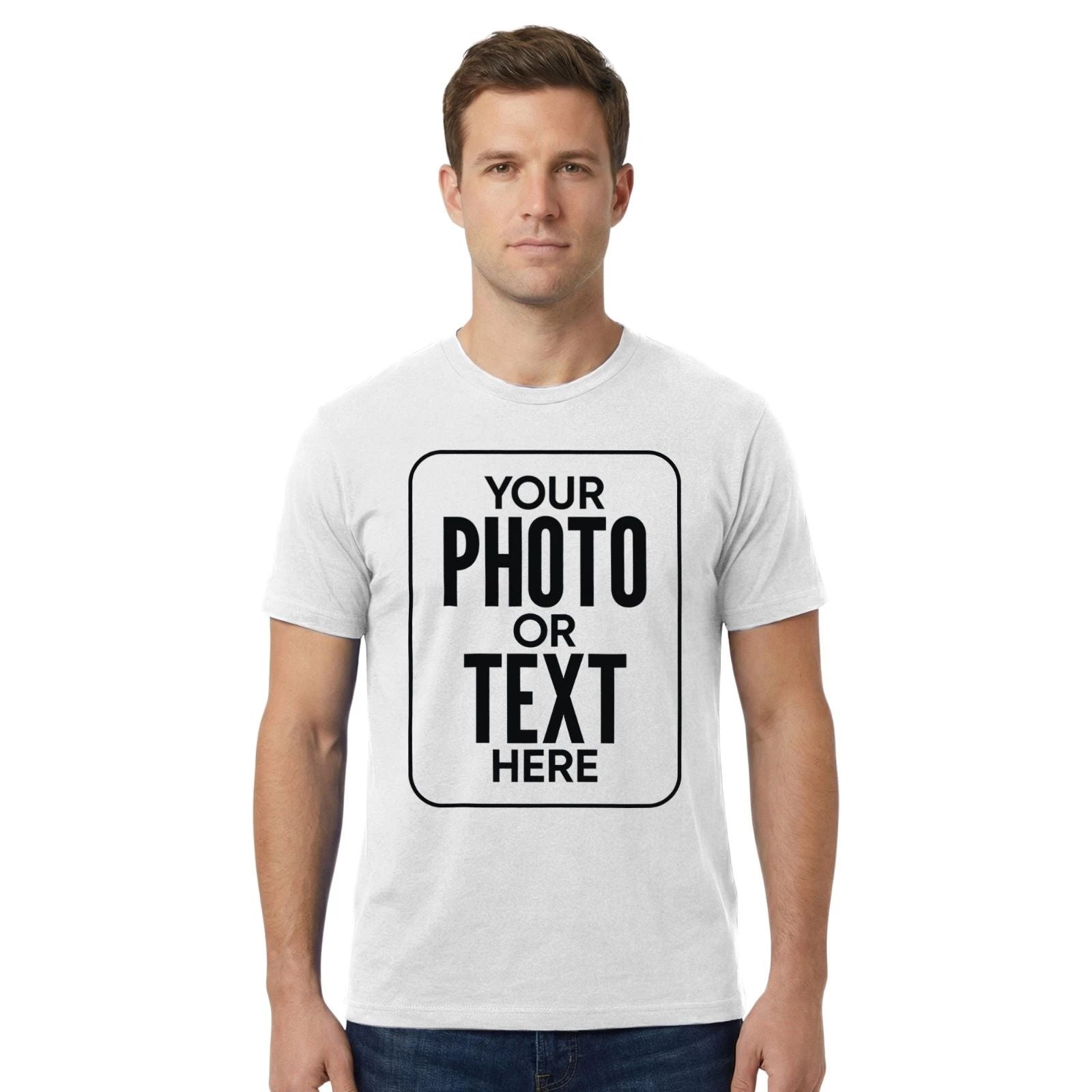 Personalised T-Shirt – Custom Name, Text & Logo | Men’s Organic Cotton Tee