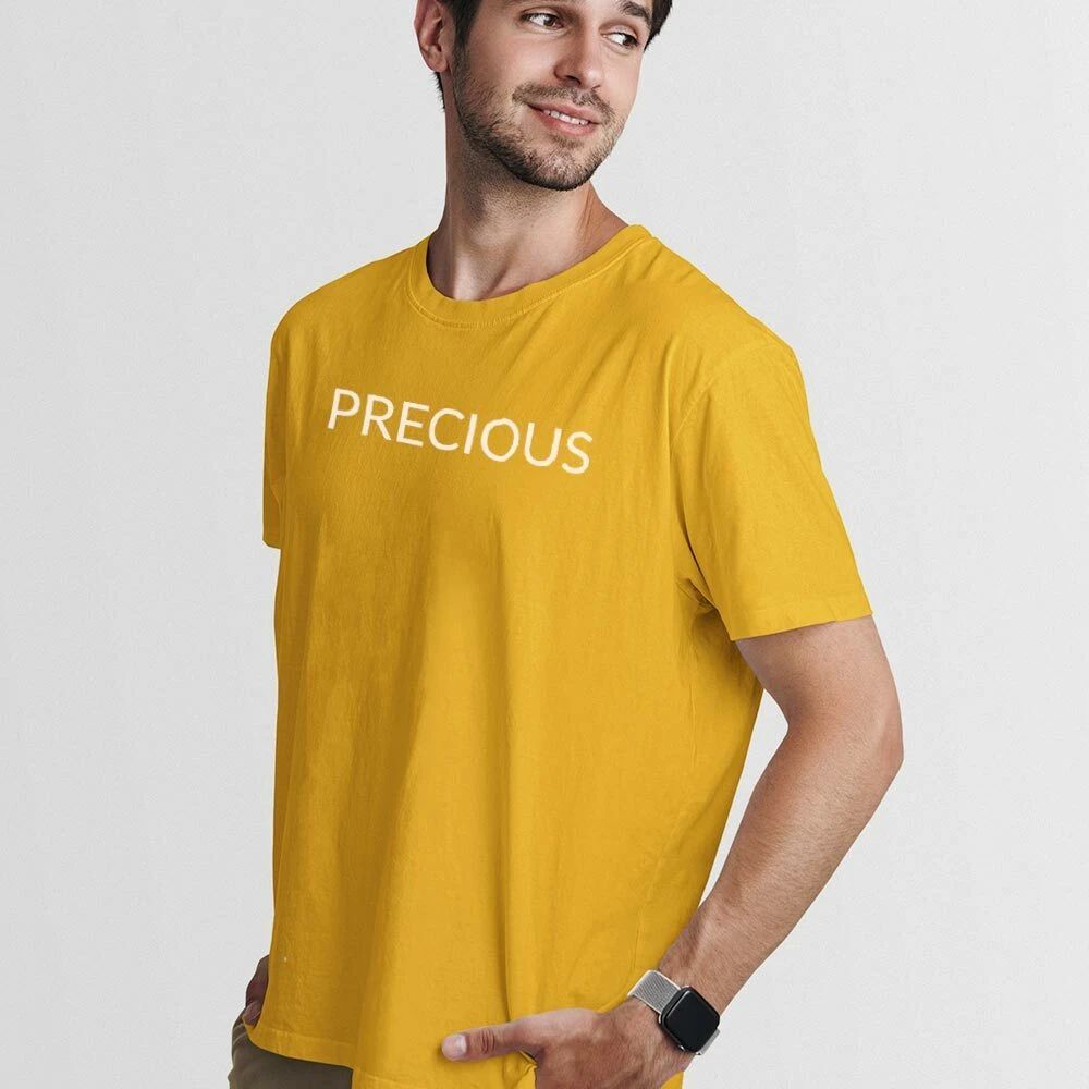 PRECIOUS UnisexTshirt-Simple Minimal Printed One Liner