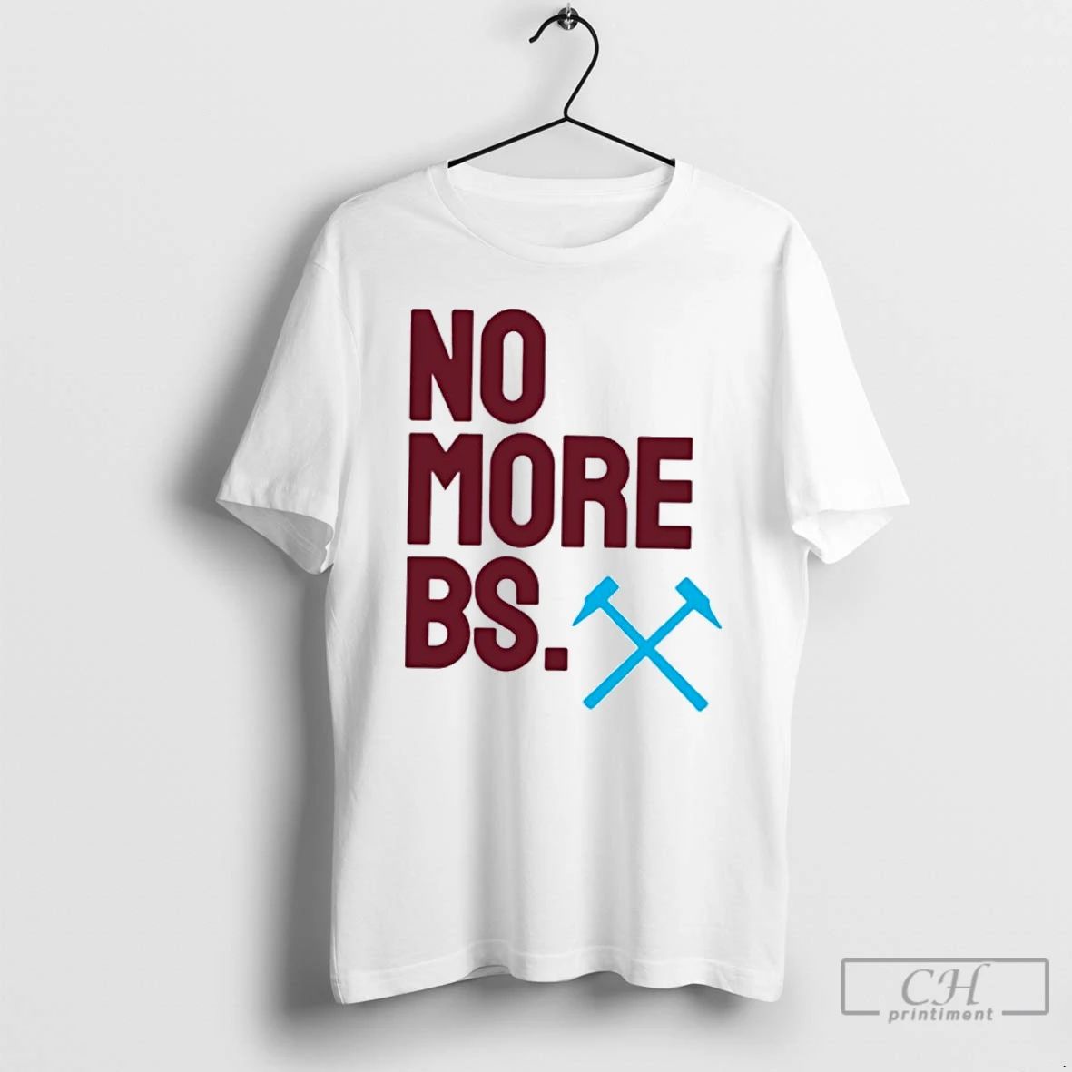 Premium No More Bs Hammers Protest T Shirts