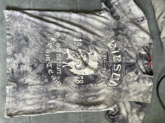 Diesel Vintage T-shirt Acid Wash Y2K Only The Brave Gorpcore