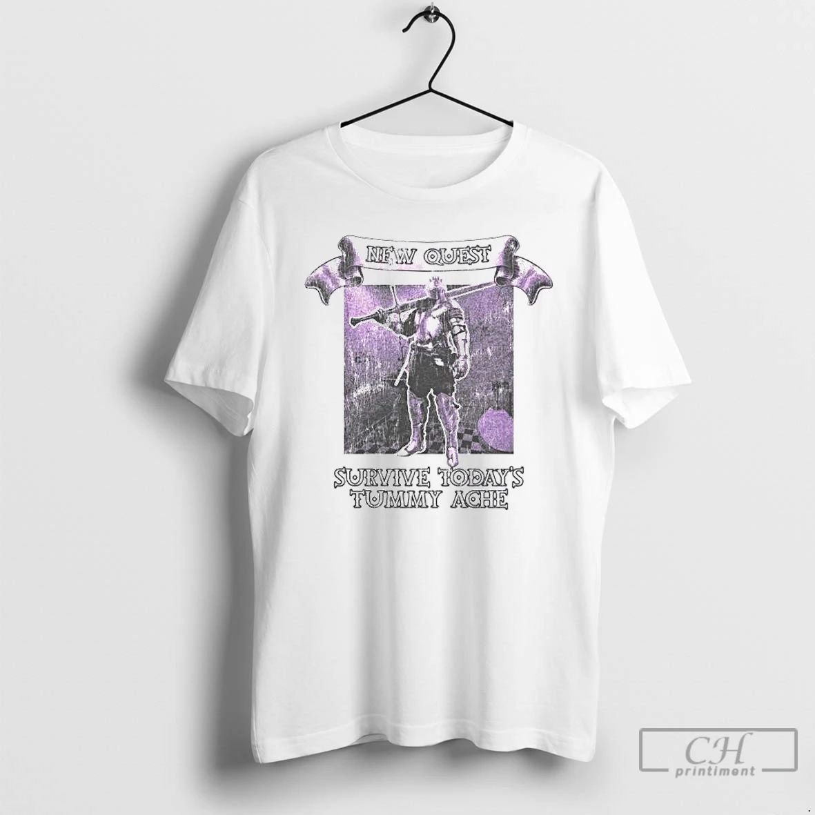 Classic New Quest Survive Tummy Ache Ornaments T Shirts