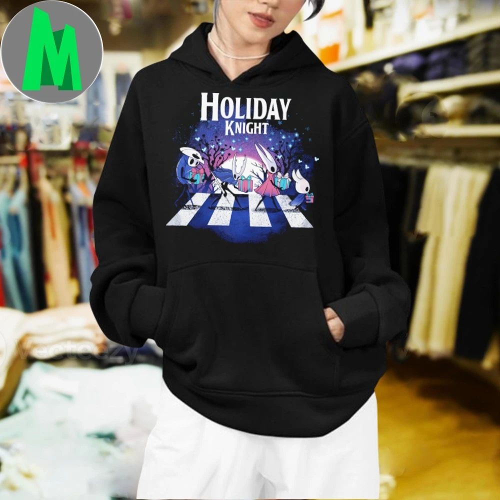 Hollow Knight The Knight, Hornet, Quirrel And Zote Holiday Knight Shirt
