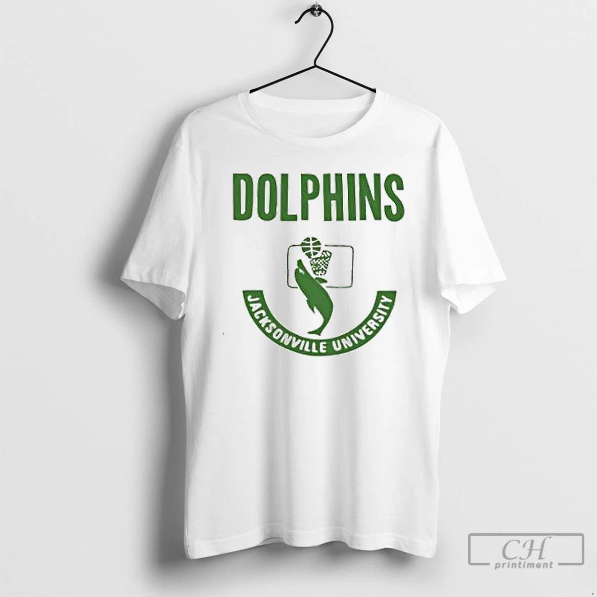 Premium Dolphins Jacksonville University Logo T Shirts