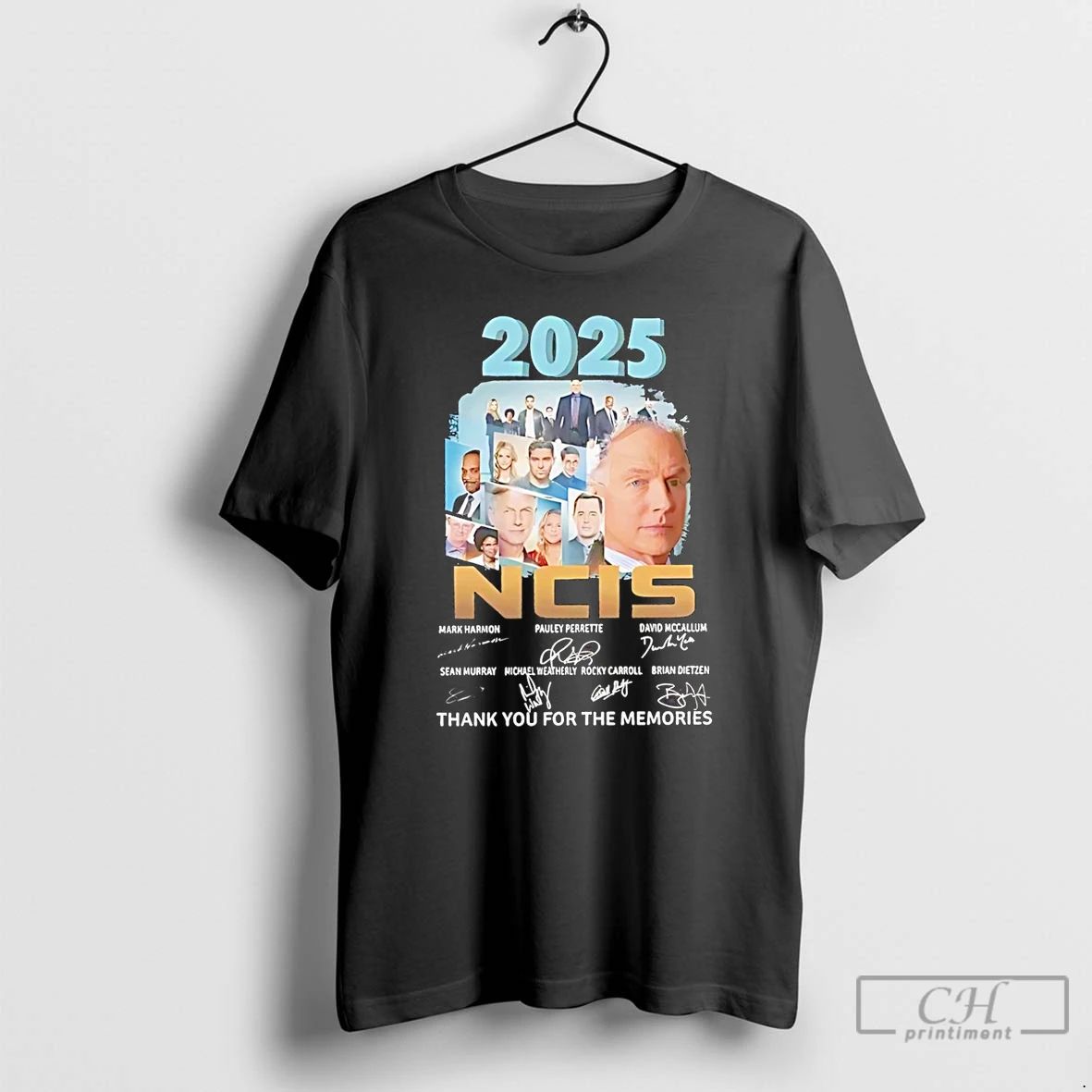 Premium 2025 Ncis Thank You For The Memories Signatures T Shirts