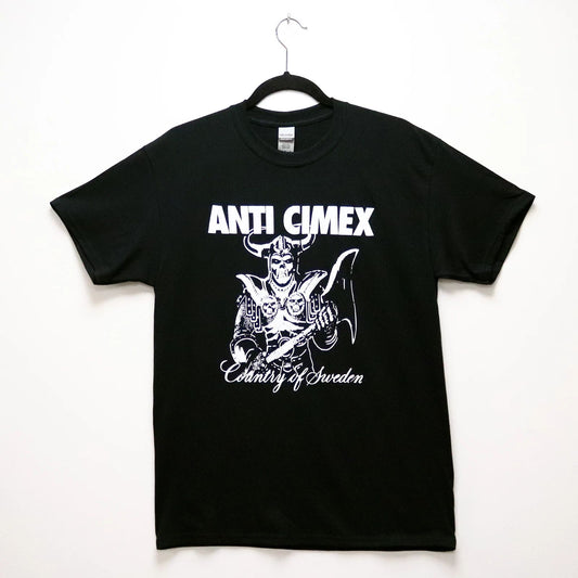 Anti Cimex - Country Of Sweden T-Shirt Crust Punk Crass D-Beat Anti-Cimex