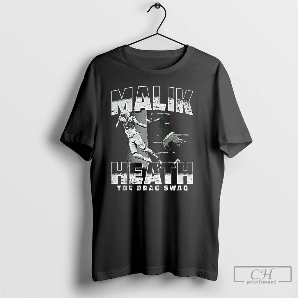 Premium Malik Heath Green Bay Packers Football Toe Drag Swag T Shirts