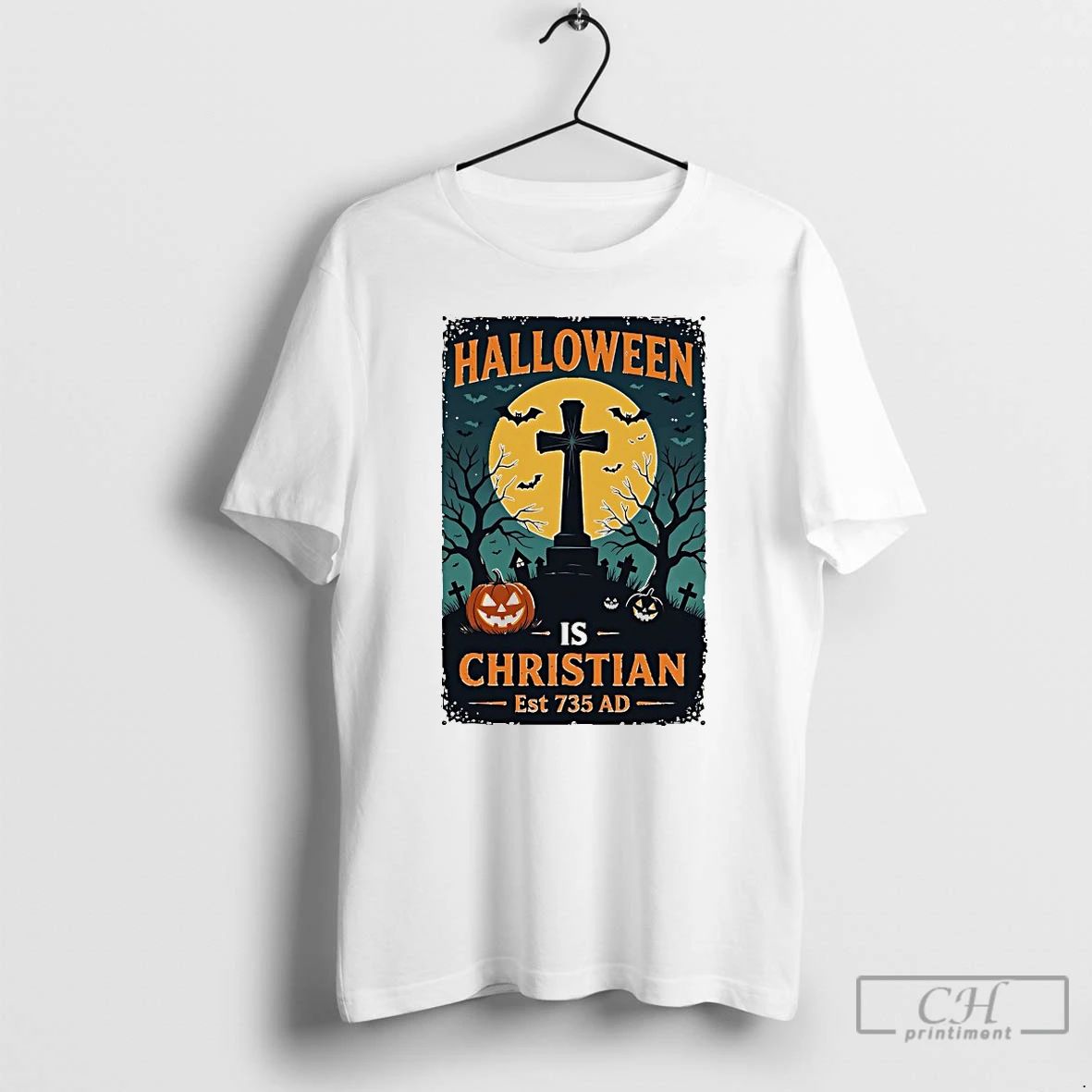 Classic Halloween Is Christian Est 735 Ad T Shirts