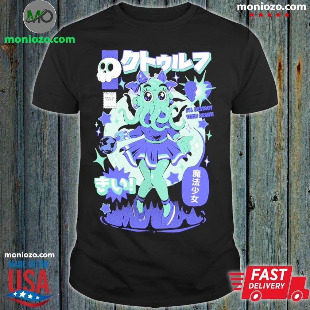 Original Girl Cthulhu I’ll Destroy Your Heat Shirt