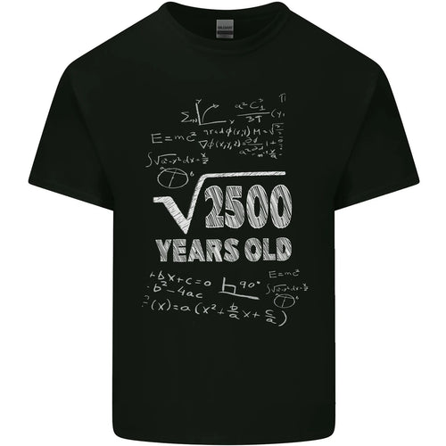 50th Birthday 50 Year Old Geek Funny Maths Mens Light Cotton T-Shirt