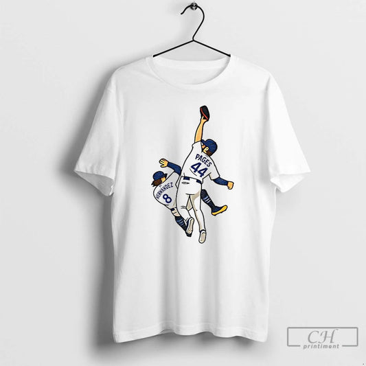 Classic Andy Pages Catch Cartoon Dodgers World Series Game 7 Saving The Catch T Shirts