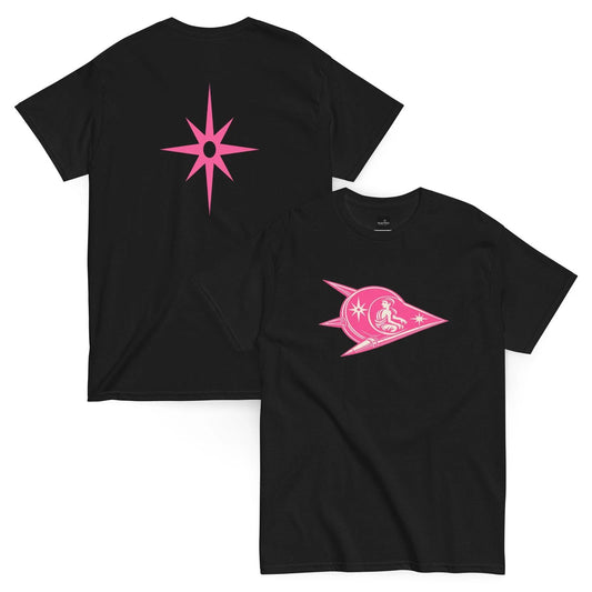 The Star Traveler T-Shirt – Cream Pink Logo