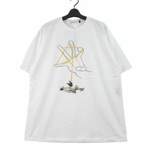 Undercover 24AW TEE Star Hand White Cotton Used B Grade