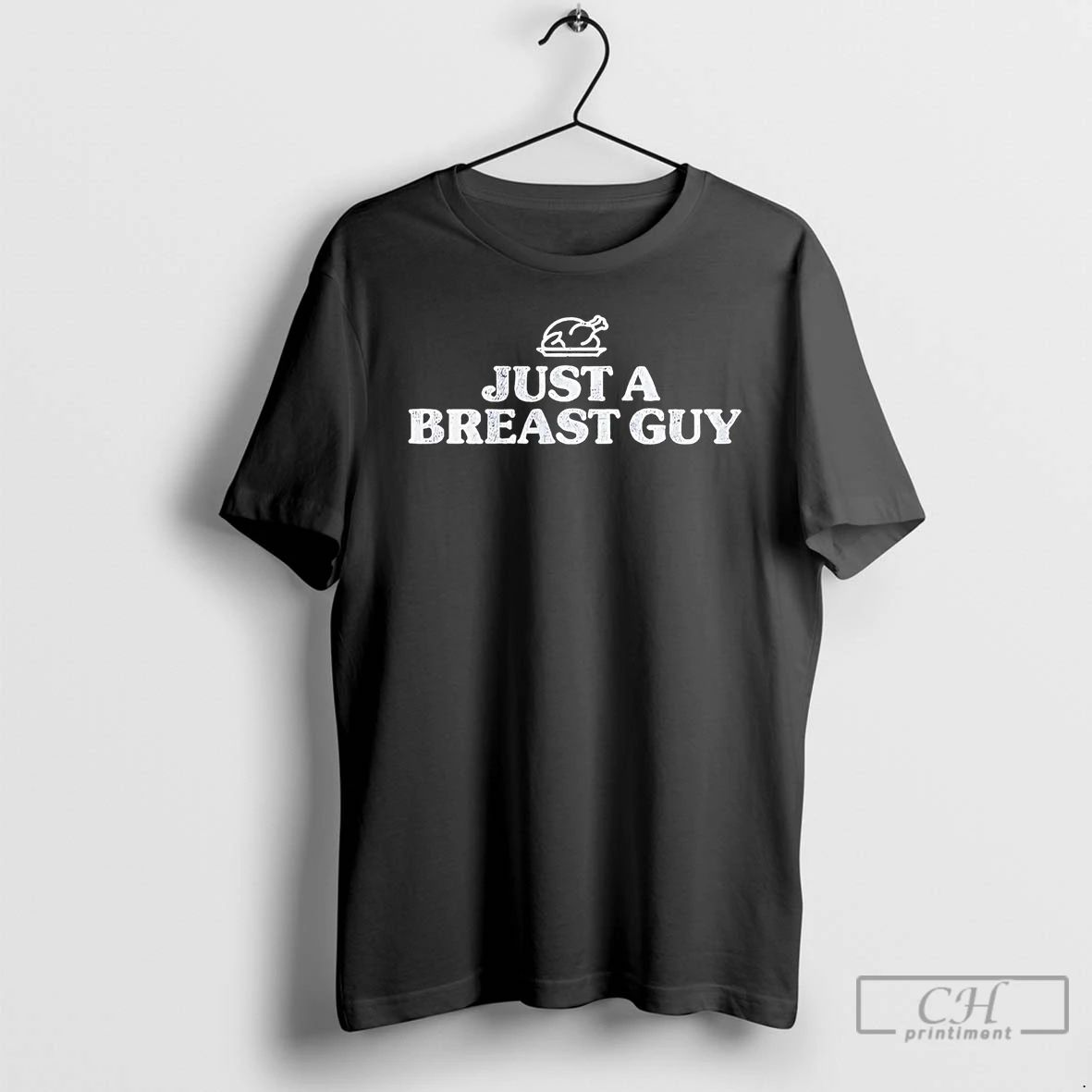 Premium Turkey Just A Breast Guy Thanksgiving T Shirts