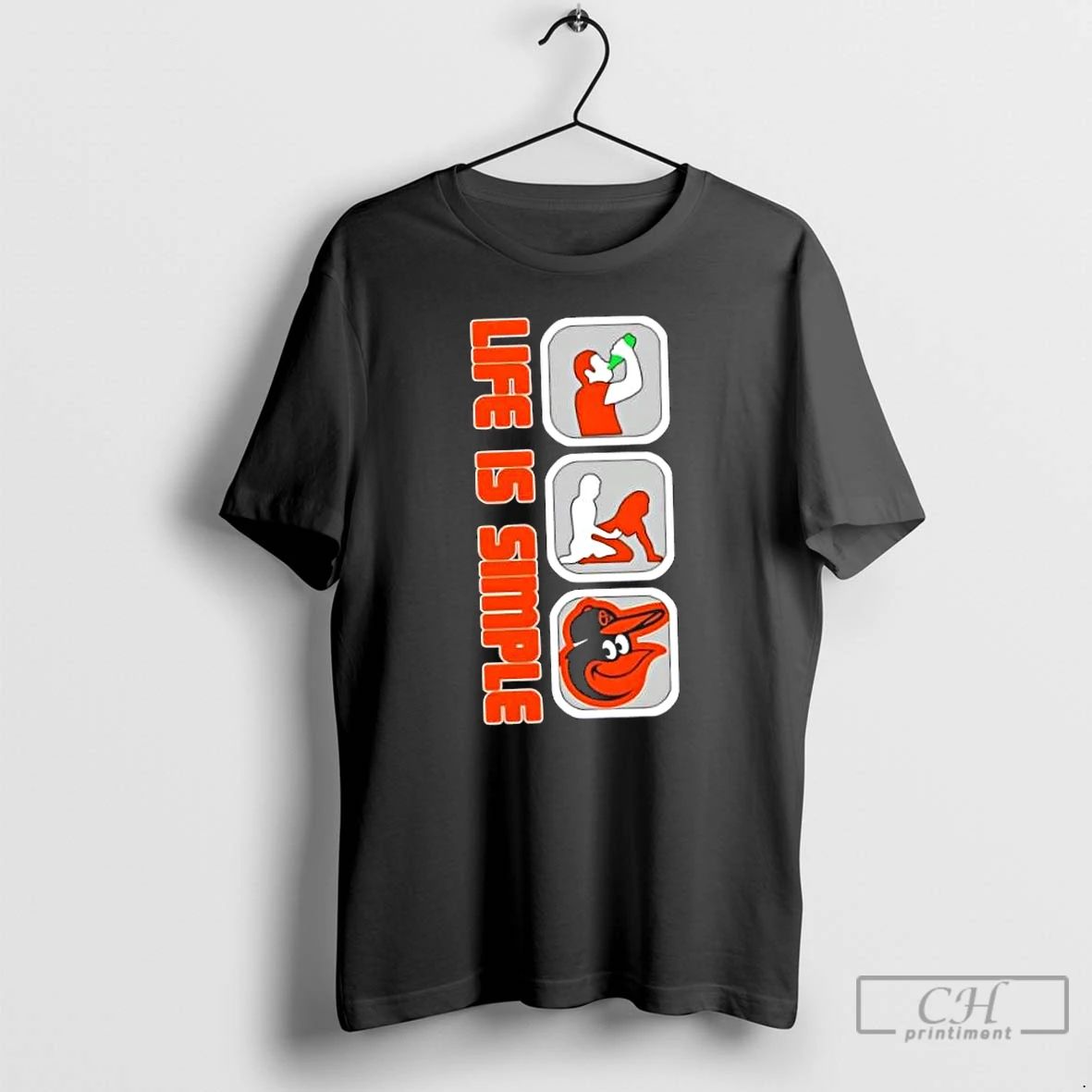 Classic Baltimore Orioles Baseball Life Is Simple T Shirts