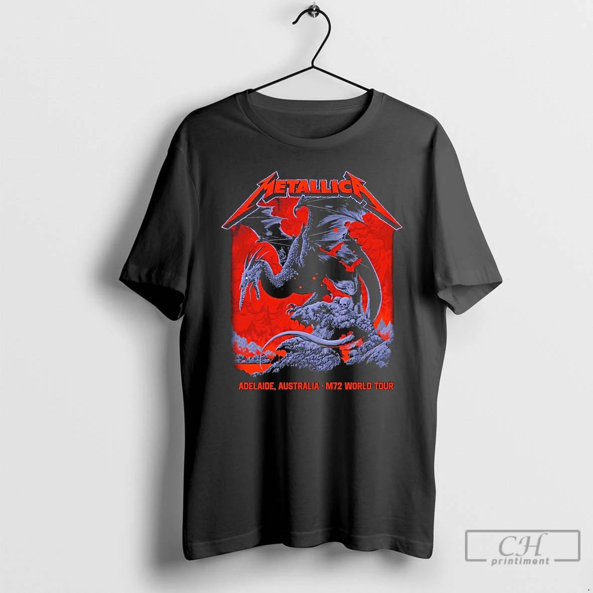 Premium Metallica M72 Adelaide Australia November 5 2025 Tour T Shirts