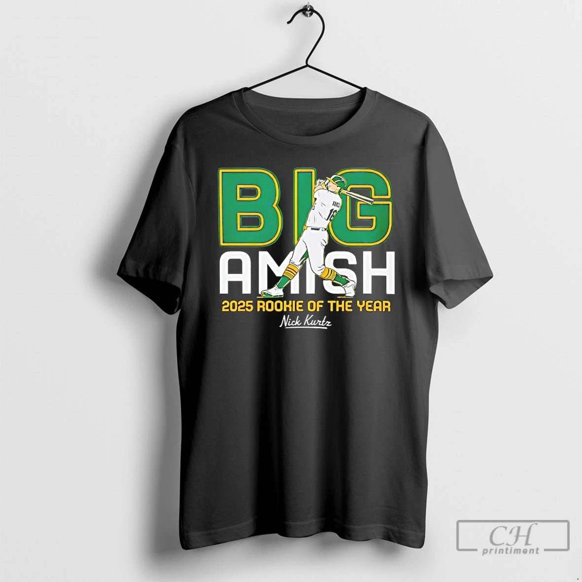 Premium Big Amish 2025 Rookie Of The Year Nick Kurtz T Shirts