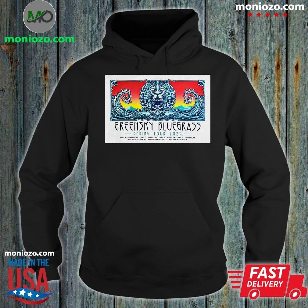 Greensky Bluegrass Spring Tour 26 Poster Shirt