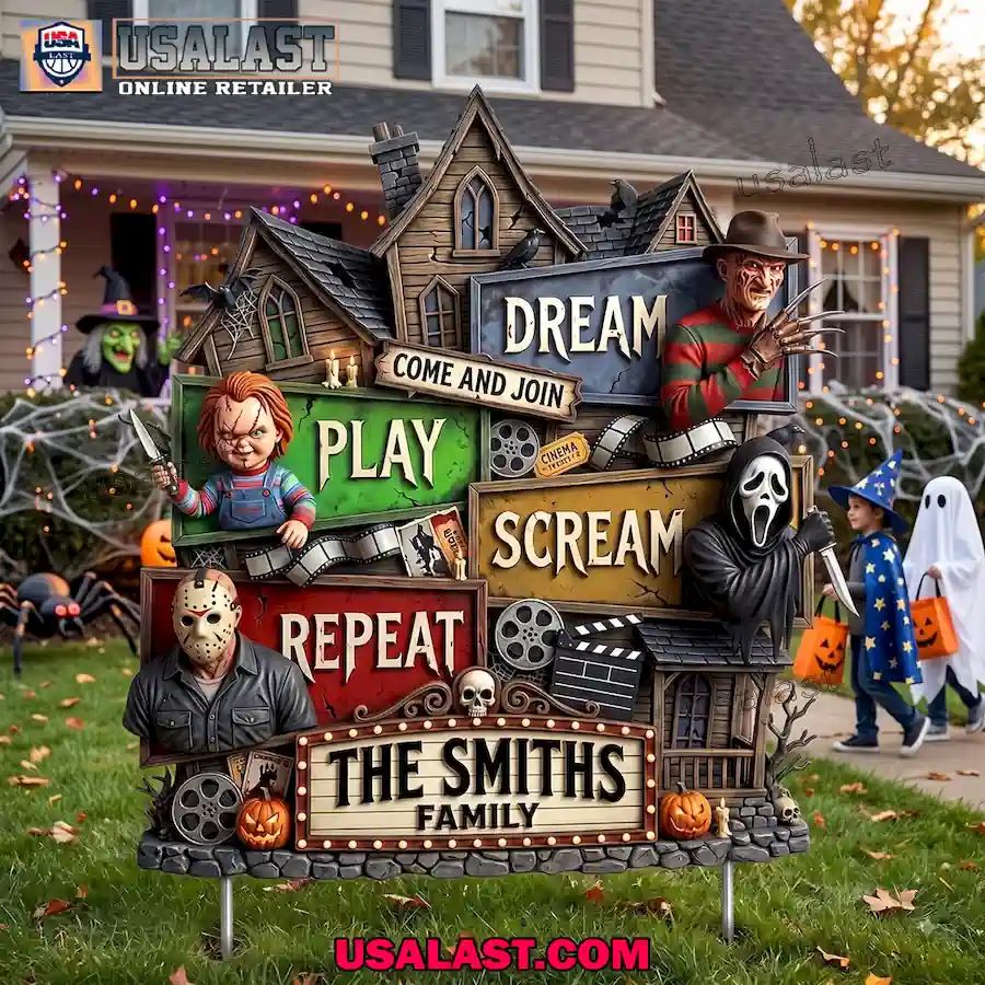 Come And Join Horror Night Halloween Custom Yard Sign