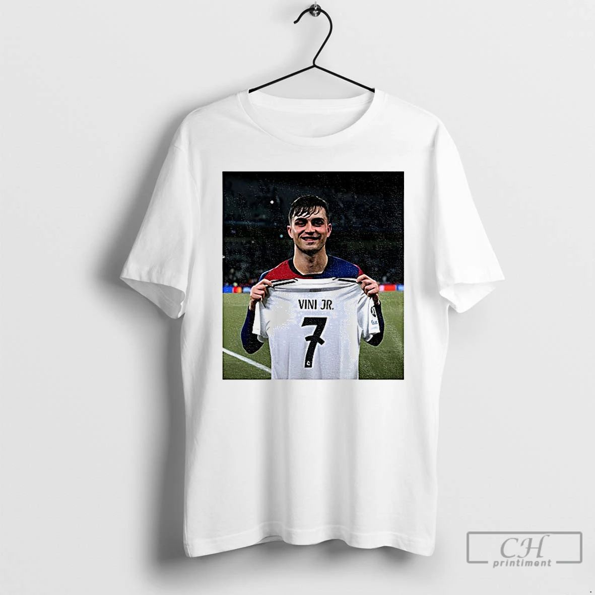 Classic Pedri Pulling Vinicius Junior Vini Jr La Liga Real Madrid T Shirts