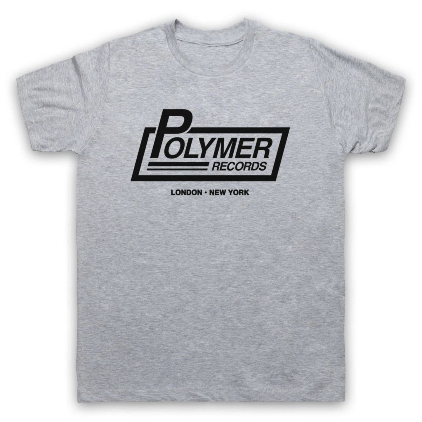 POLYMER RECORDS UNOFFICIAL SPINAL TAP ROCK BAND LABEL MENS & WOMENS T-SHIRT
