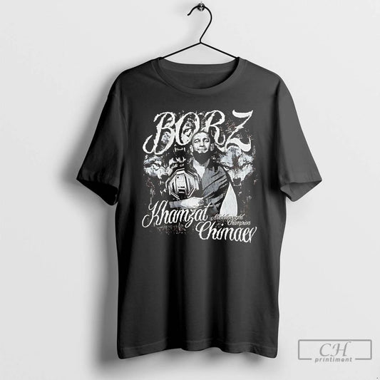 Classic Khamzat Chimaev Borz Middleweight Champions T Shirts