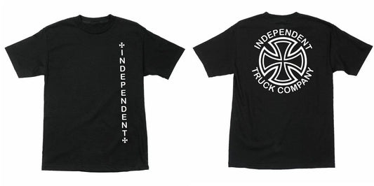 Independent Trucks Vertical Black Skateboard T-Shirt Reprint Graphic Shirt S-5XL
