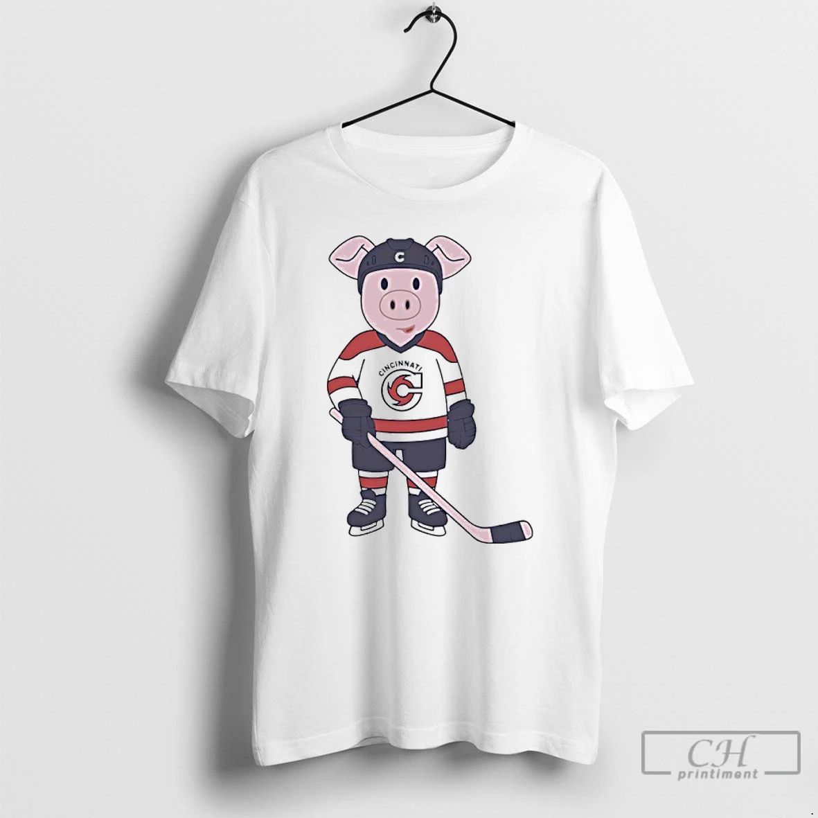 Premium Mom Dad Choppy Puck Chop Kids Mascot T Shirts