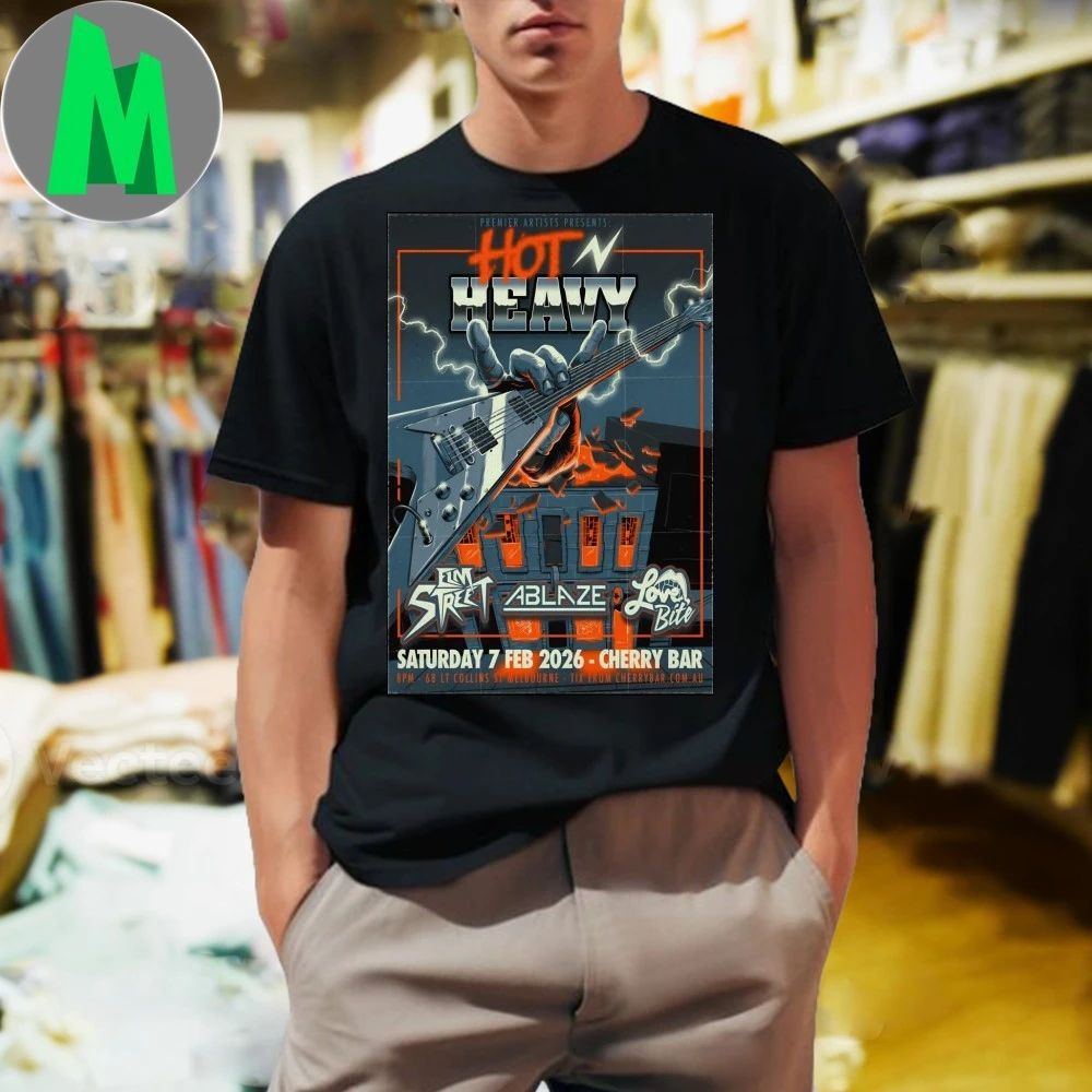 Original Hot N’ Heavy Event Melbourne On Feb 7 2026 Poster Shirt