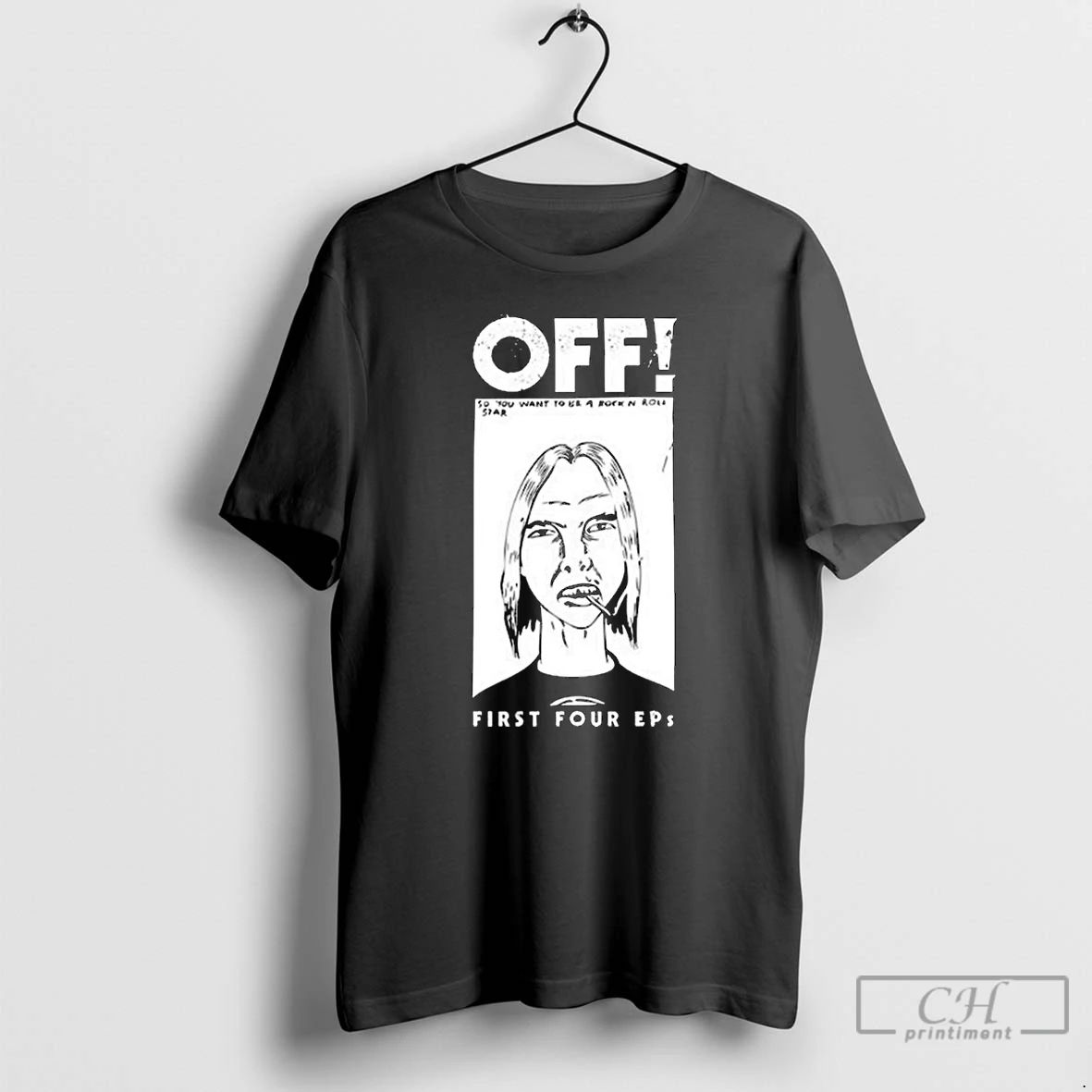 Classic Off Band First Four Eps Long Sleve T Shirts