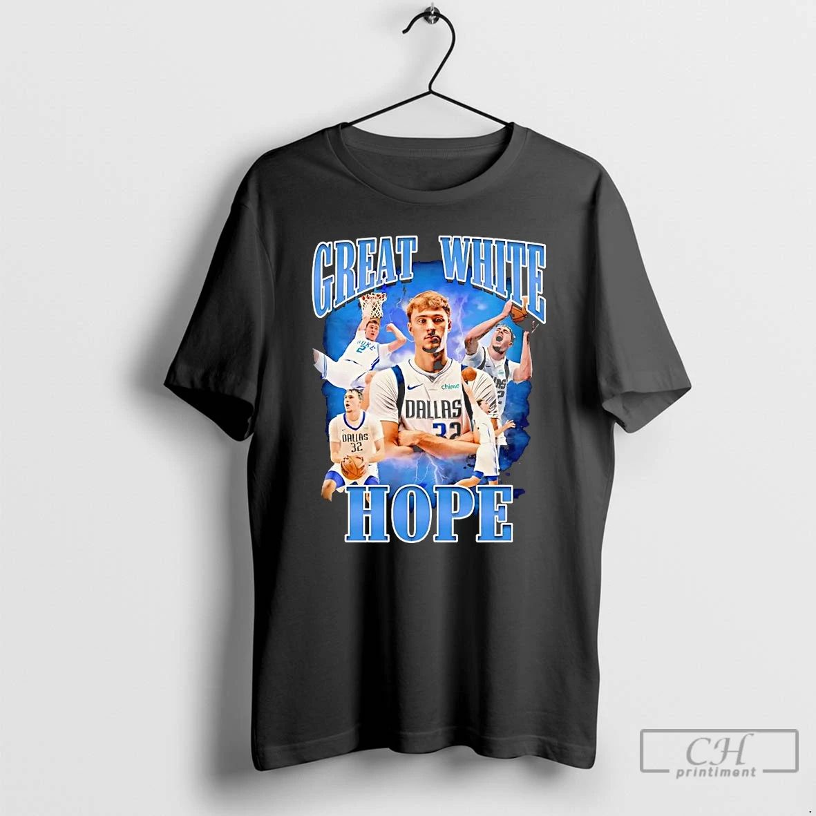 Classic Cooper Flagg Great White Hope Dallas Mavericks T Shirts