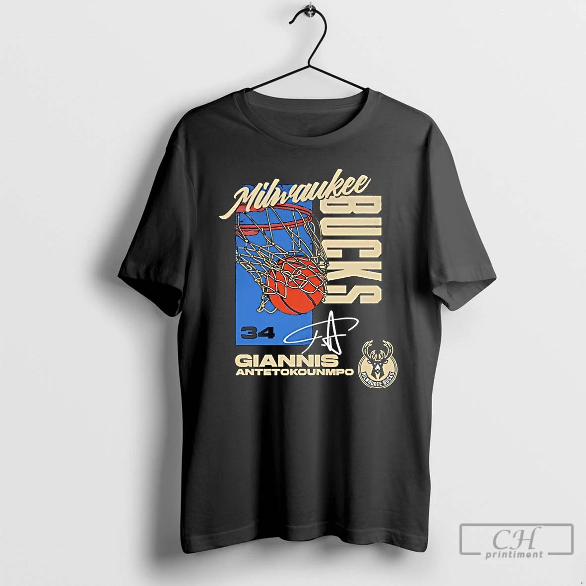 Premium Giannis Antetokounmpo Milwaukee Bucks All Net Signature Christmas T Shirts