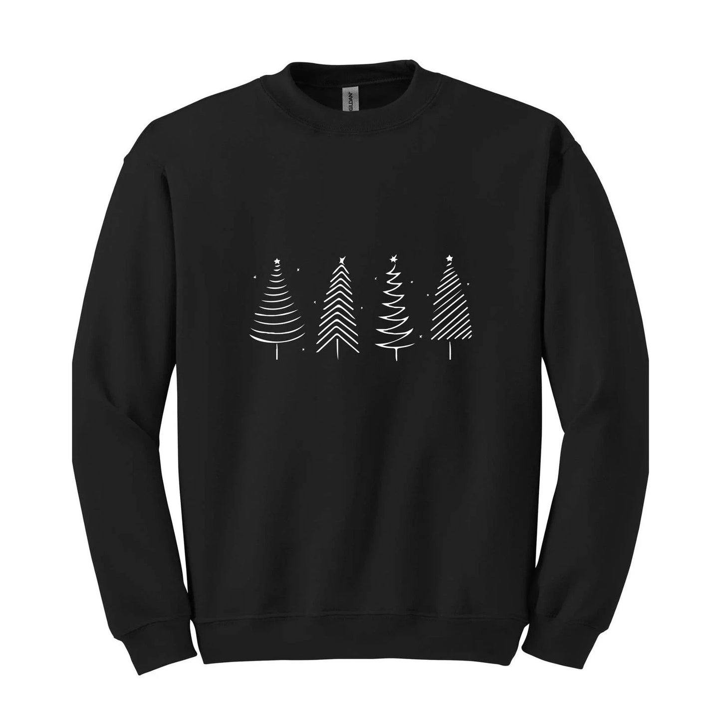 Christmas Tree Sweatshirt, Cute Christmas Sweatshirt, Holiday Season Sweatshirt,