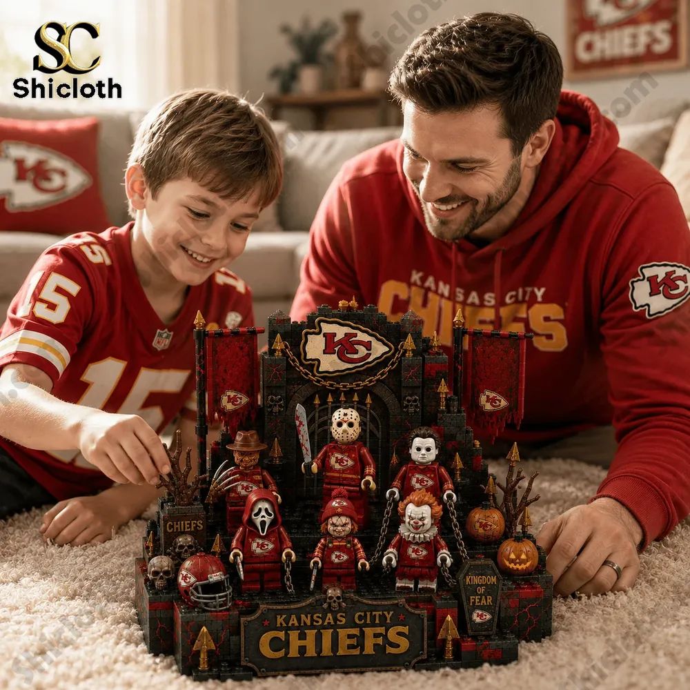 Kingdom of Fear Kansas City Chiefs Halloween Building Brick Set