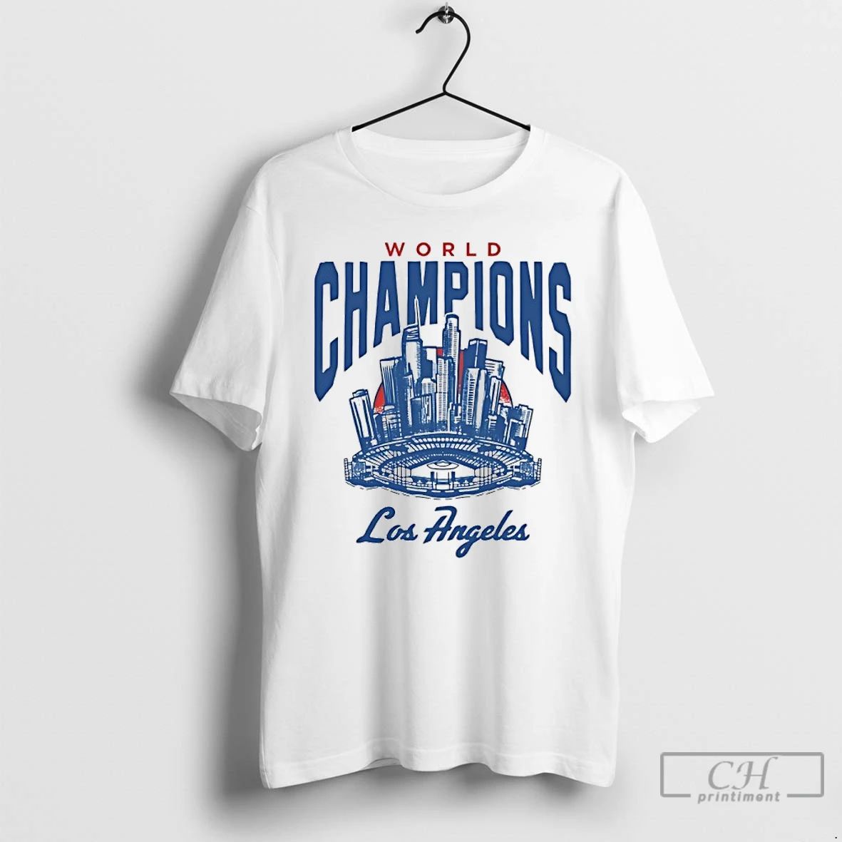 Classic Los Angeles Dodgers Win 2025 World Champions La Skyline T Shirts