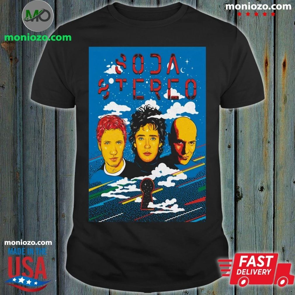 Soda Stereo Ecos 2026 Poster Shirt