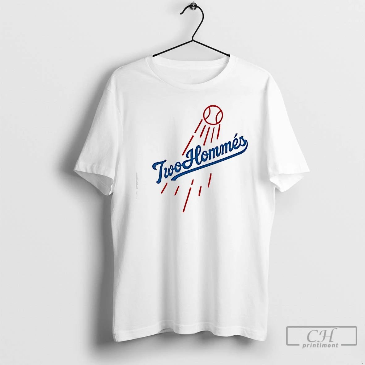 Premium Two Hommes X Los Angeles Dodgers T Shirts