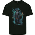 Fantasy Wizard Warlock Skull Mens Light Cotton T-Shirt