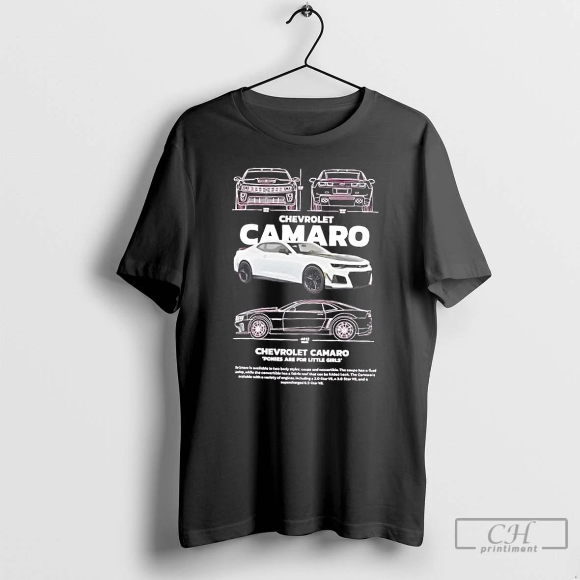 Premium Chevrolet Camaro American Muscle Car T Shirts