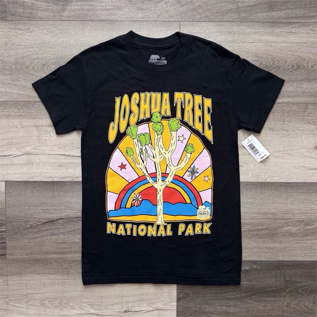 American Classics Joshua Tree National Park Graphic T-Shirt Black Men’s S Cotton