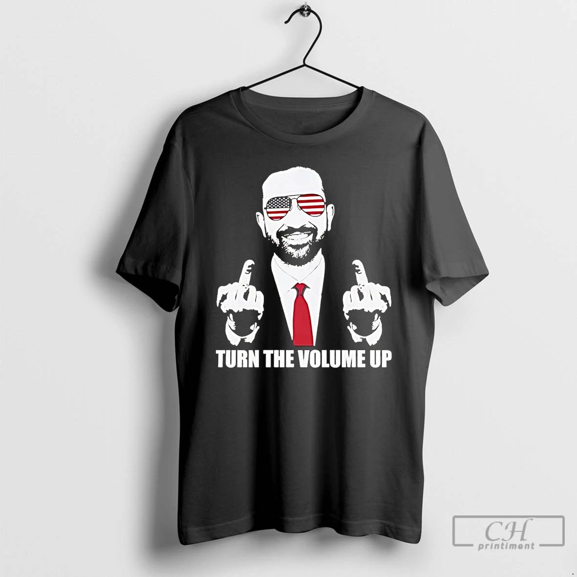 Premium Zohran Mamdani Middle Finger Turn The Volume Up T Shirts