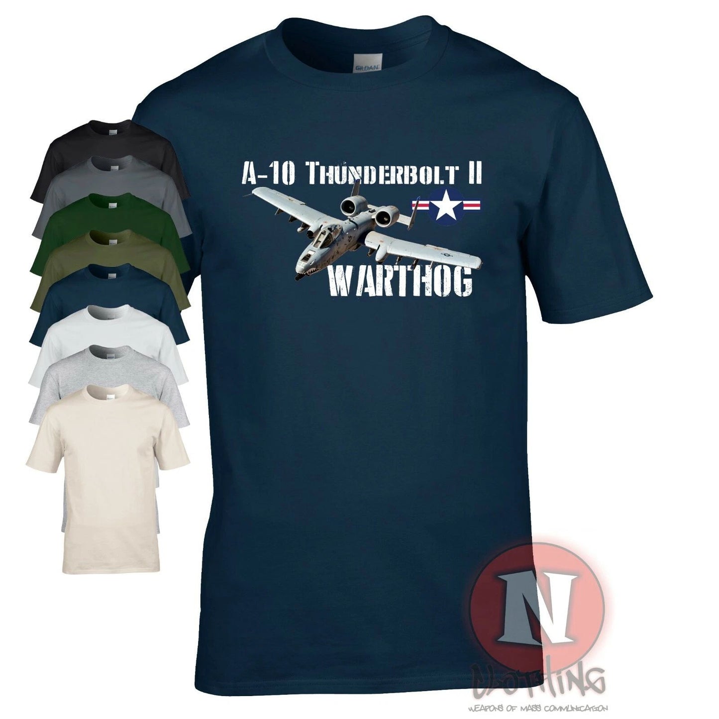 A10 Thunderbolt II t-shirt USAF Marine corp Warthog aircraft