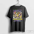 Classic Legend Lebron Lakers Los Angeles Number 23 Collage Signature T Shirts