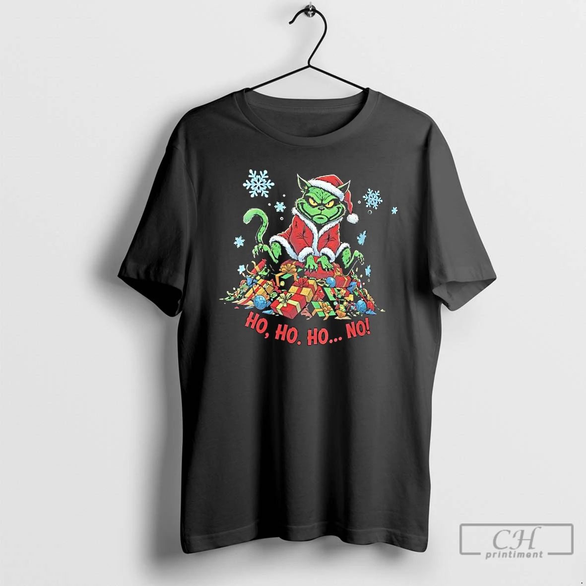Premium Grinch Meowy Christmas T Shirts