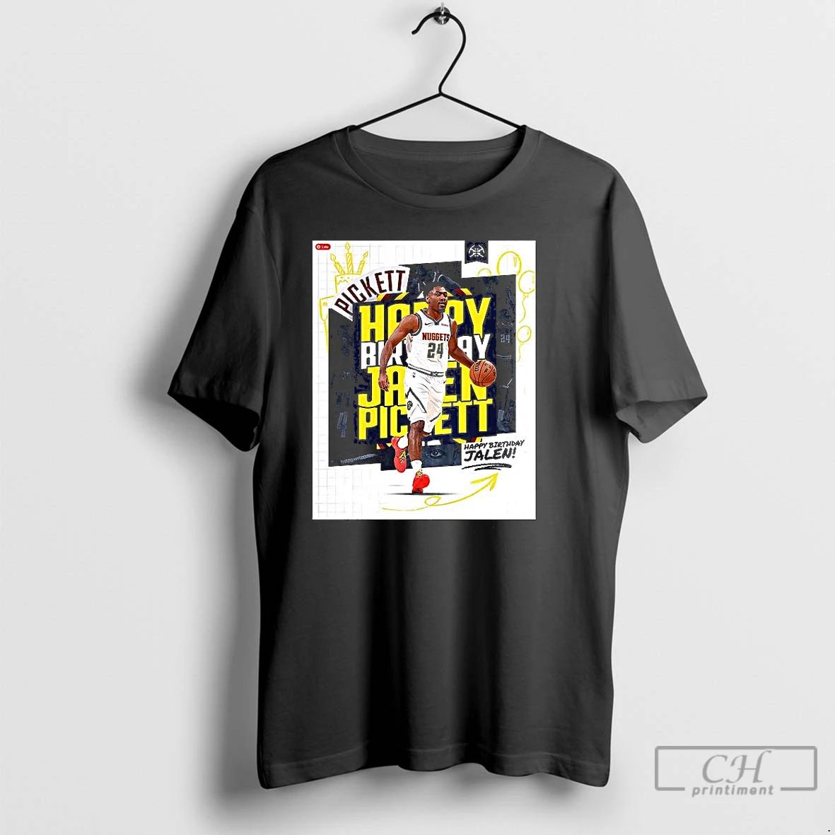Classic Jalen Pickett Denver Nuggets Nba Happy Birthday T Shirts