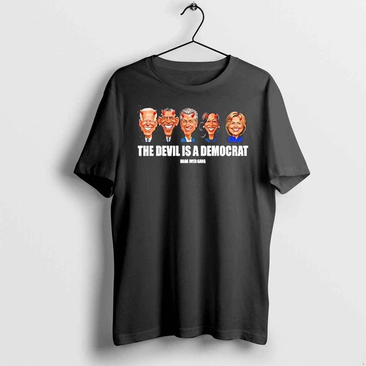Presidents The Devil Is A Democrat Hand Over Gang Tshirts Sweater