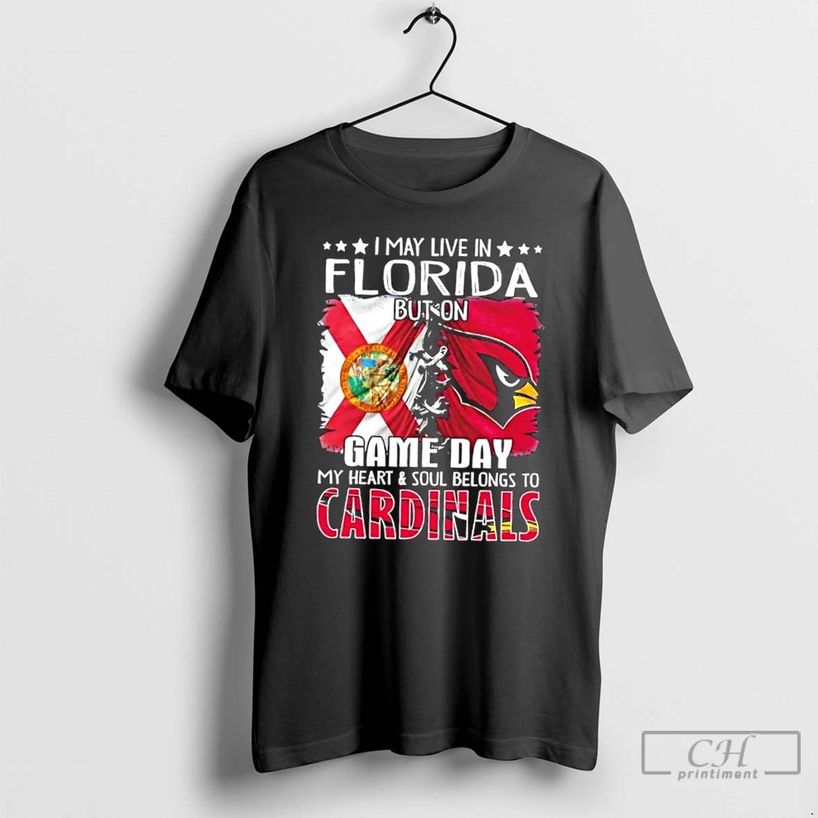 Premium I May Live In Florida But On Gameday My Heart And Soul Belongs To