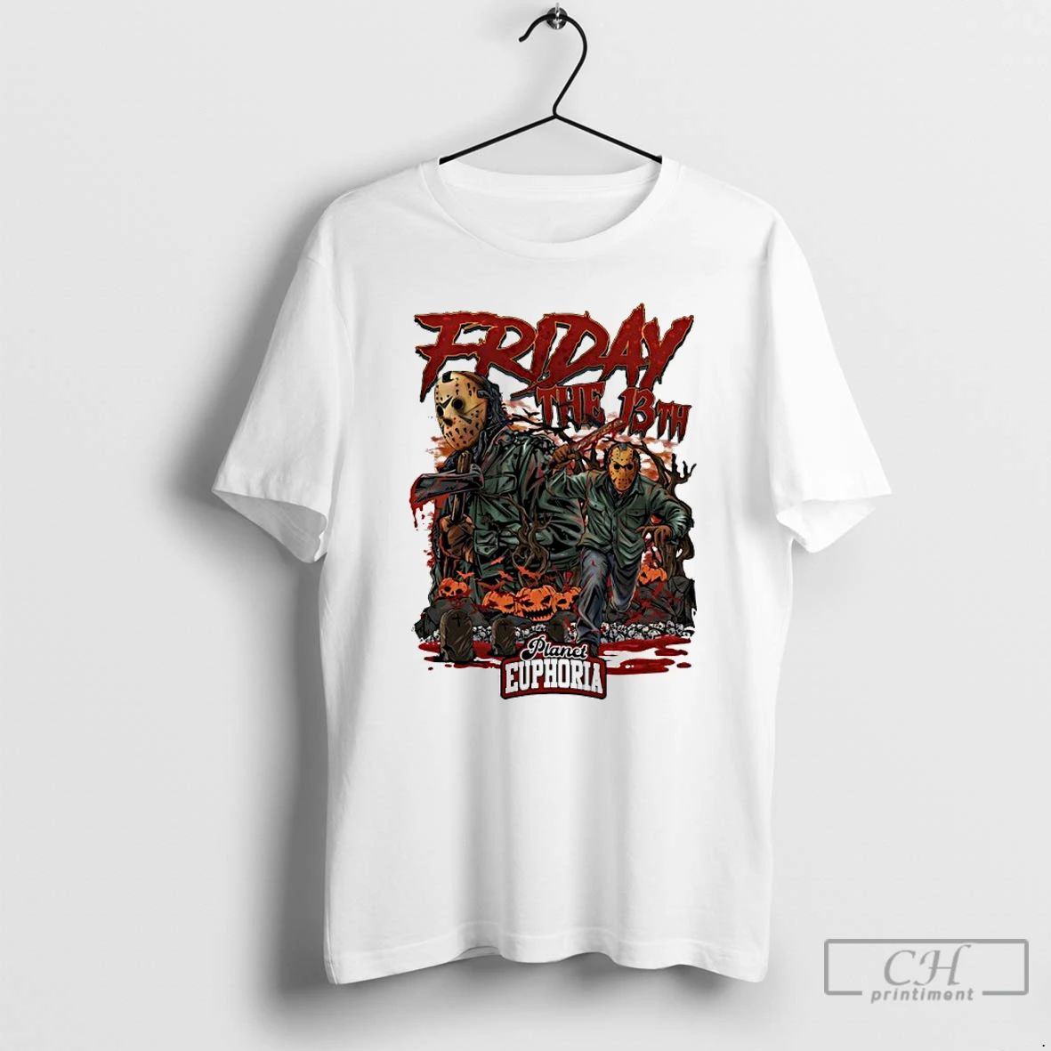 Premium Friday The 13th Halloween Movie Graphic T Shirts