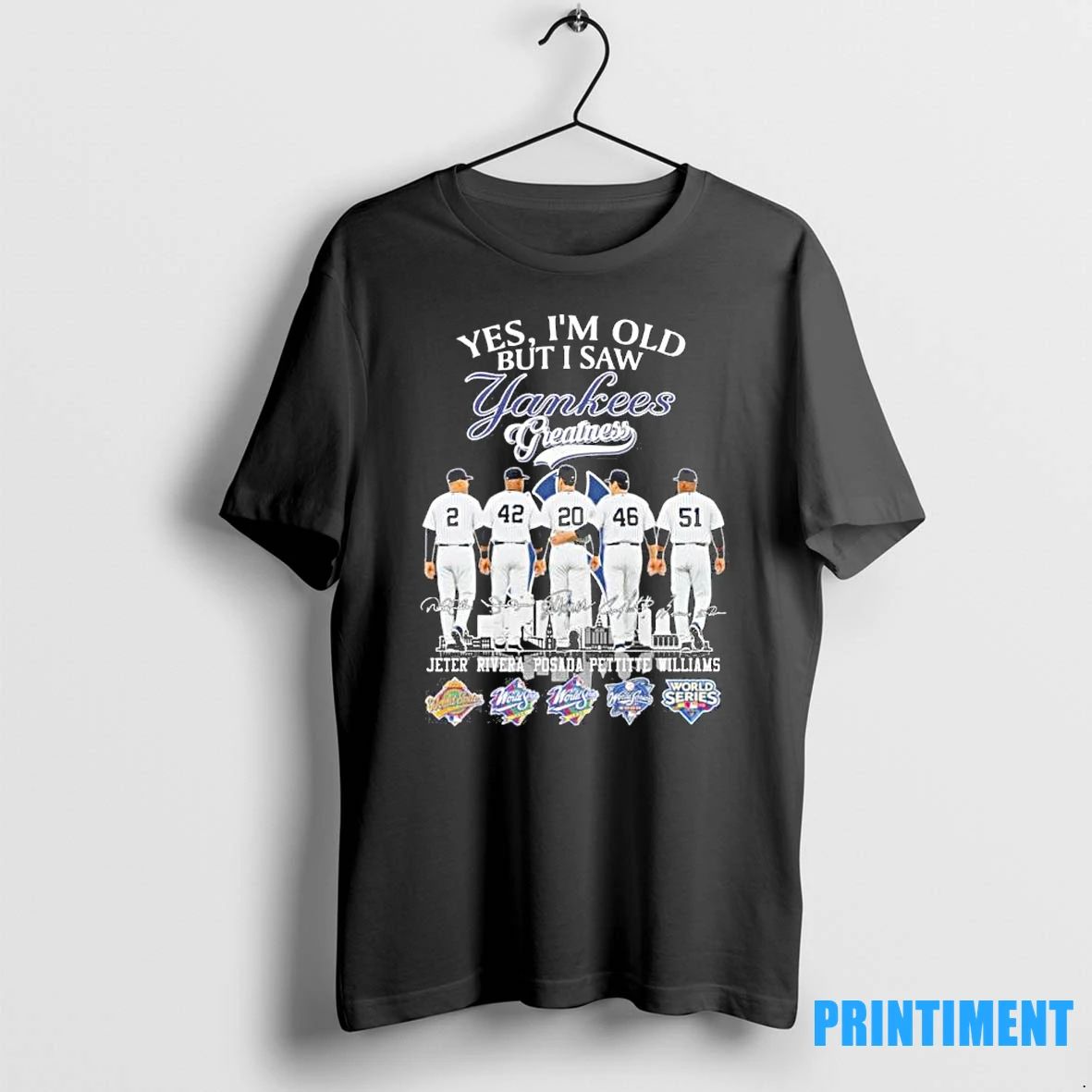 Yes Im Old But I Saw New York Yankees Legends 2025 Signatures Tshirts Sweater