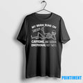 Funny Skeleton My Brain Runs On Sarcasm Caffeine And Sudden Emotional Plot Twists Tshirts Sweater